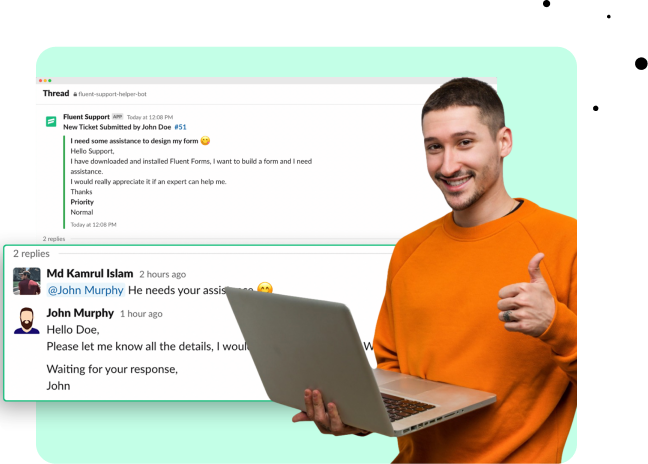 Add Responses - Slack Integration - Fluent Support