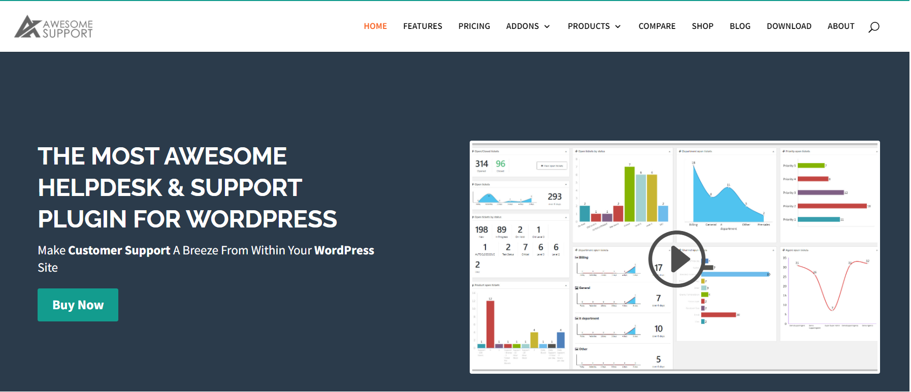 Awesome Support website