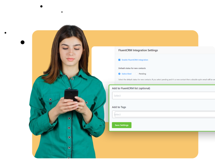 Capture More Leads - FluentCRM Integration - Fluent Support