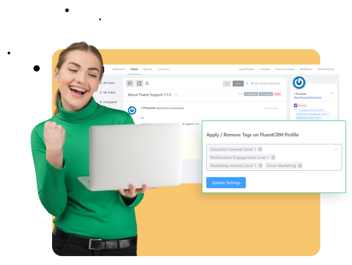 Easy Team Collaboration - FluentCRM Integration - Fluent Support