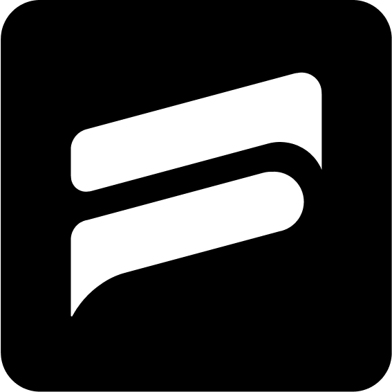 fluent support black and white icon