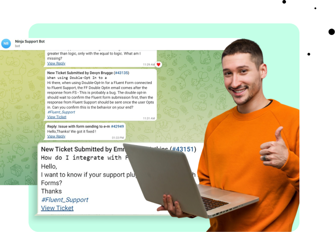 Instant Notifications - Telegram Integration - Fluent Support