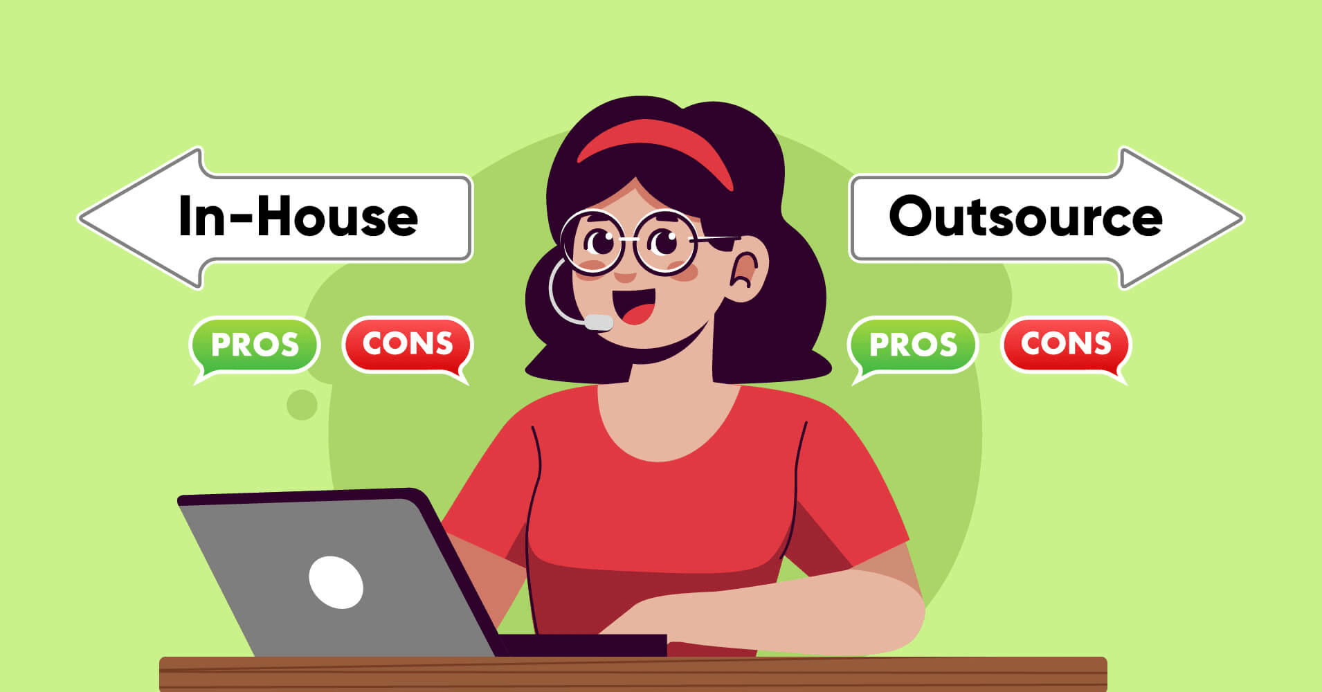 outsourced technical support vs in-house technical support