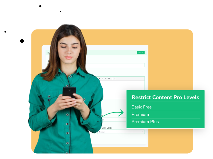 Simple Submission Process - Restrict Content Pro Integration - Fluent Support