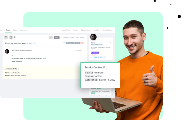 View All Purchases - Restrict Content Pro Integration - Fluent Support