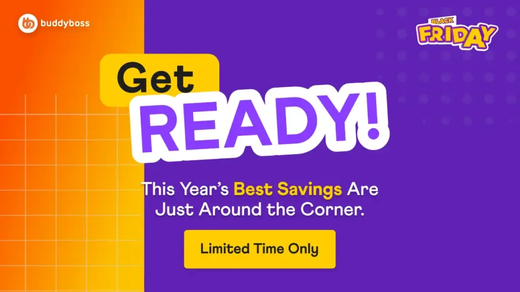BuddyBoss - Black Friday & Cyber Monday Deal