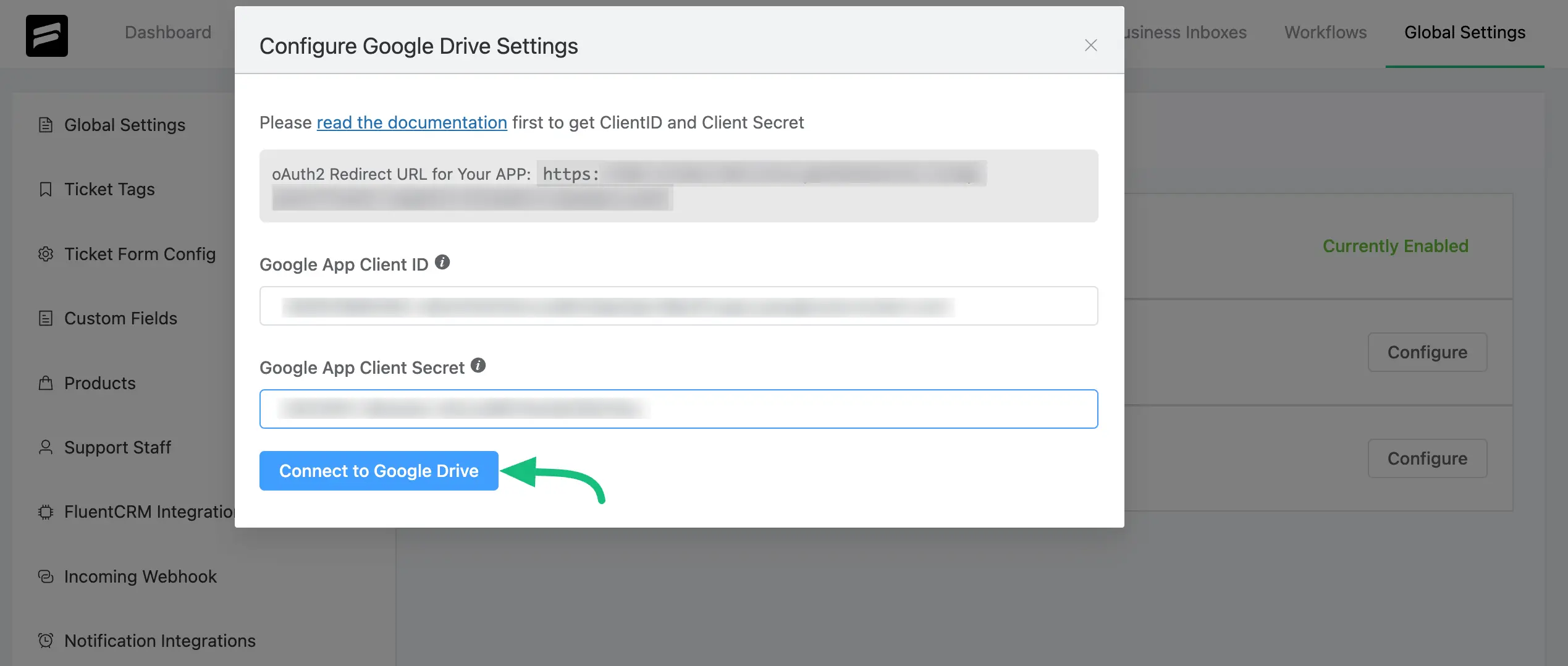 Connect to Google Drive