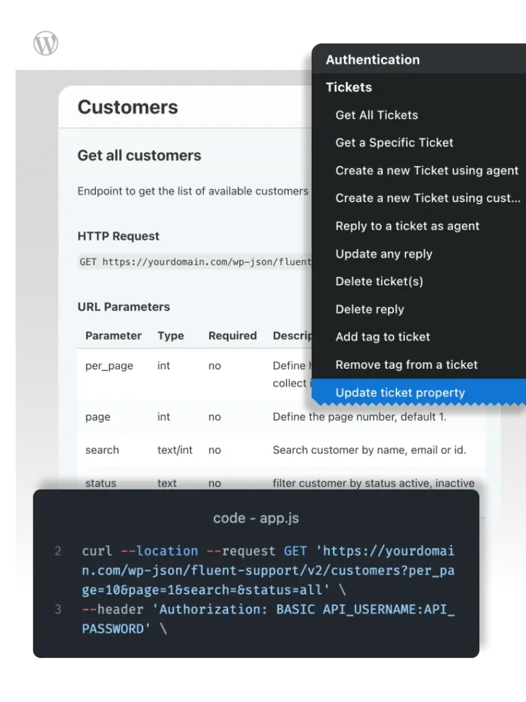 Rest APIs - Fluent Support (Home 25)