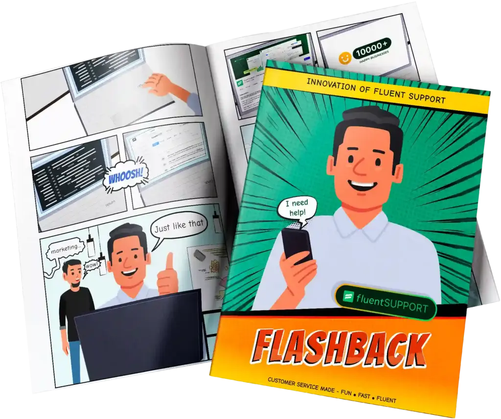 Fluent Support Flashback Comic book