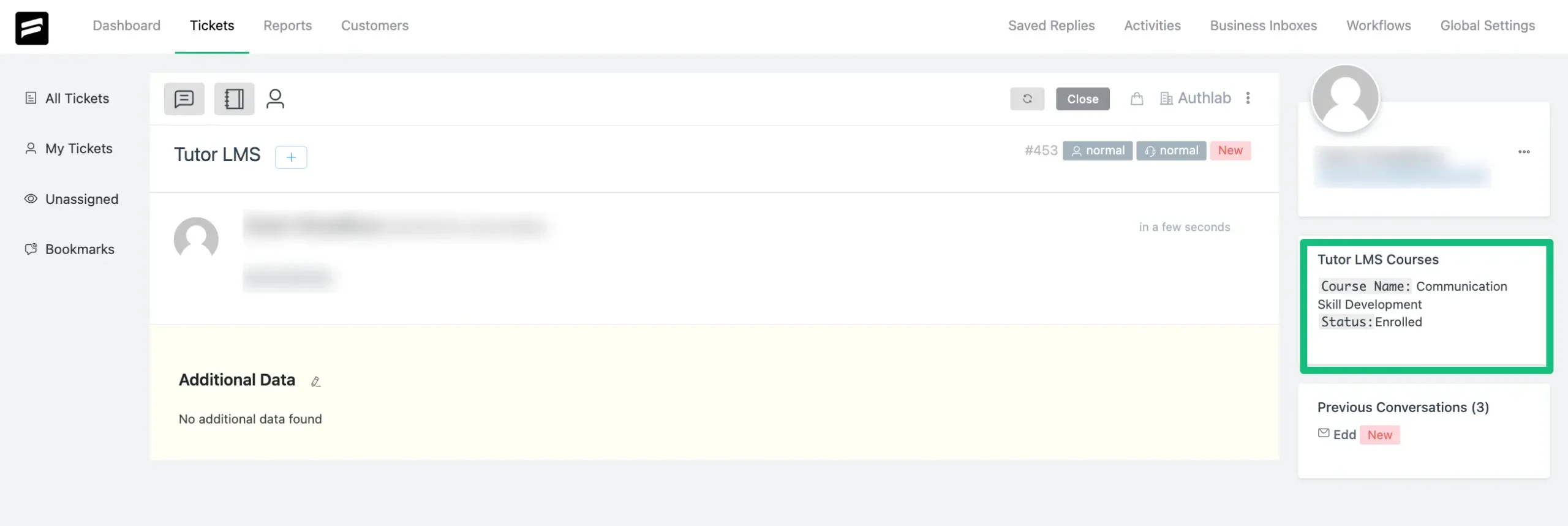 Preview of TutorLMS Integration with Fluent Support
