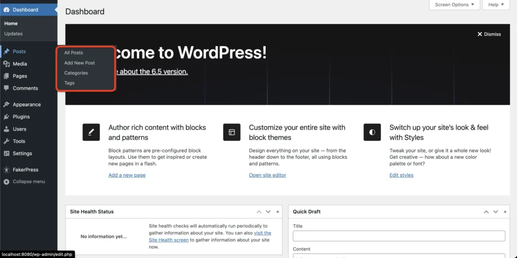 WordPress Posts